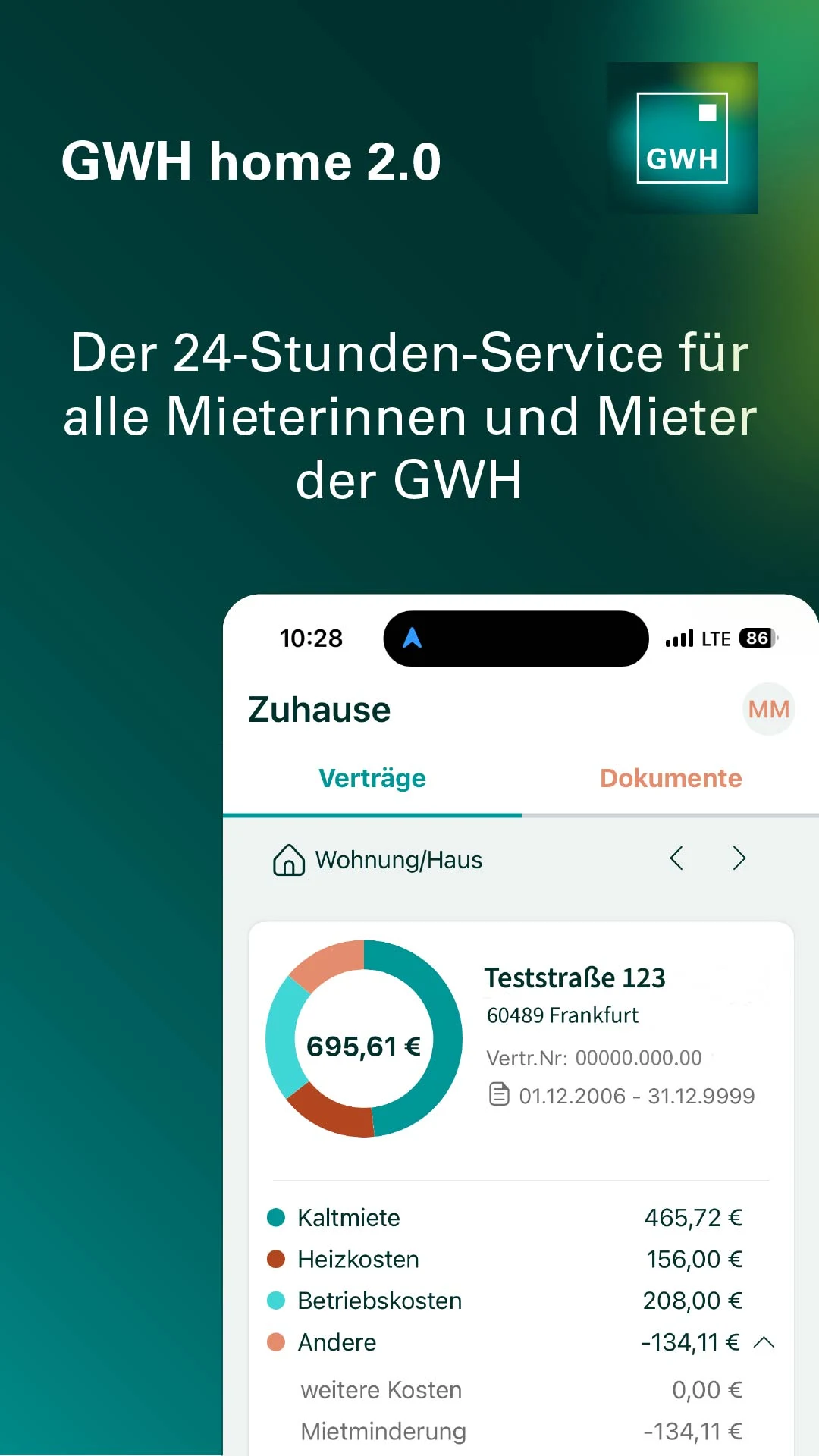 GWH home 2.0 screenshot